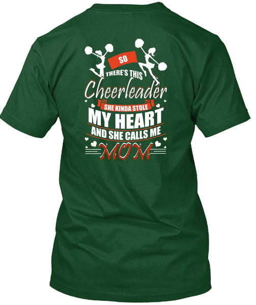 She Calls Me Mom T Shirt, There's This Cheerleader T Shirt