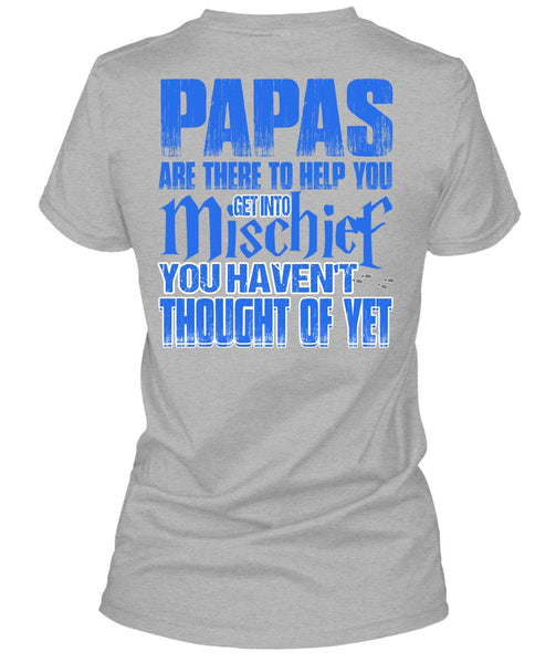 Papas Are There To Help You T Shirt, I Love Papa T Shirt