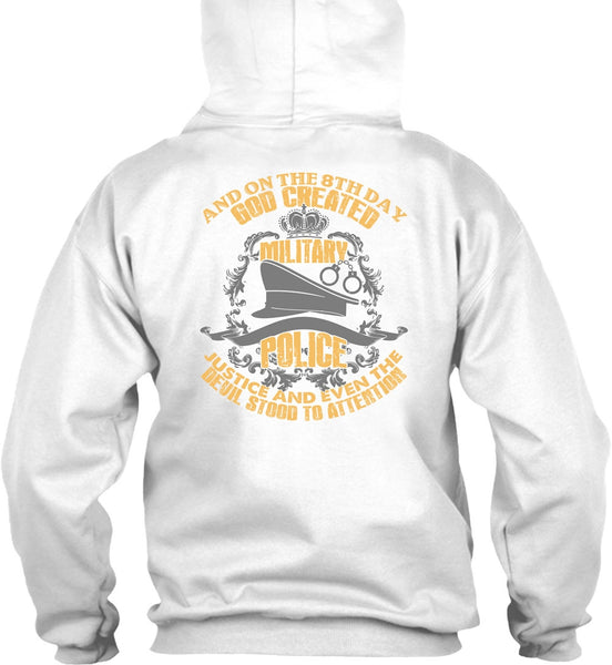 God Created Military Police T Shirt, I Love Police T Shirt