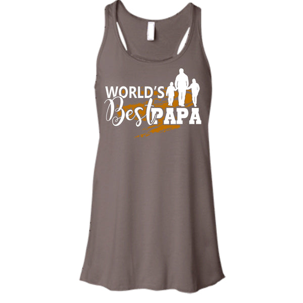 World's Best Papa T Shirt, Coolest Papa Tank Top