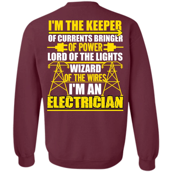 Lord Of The Lights T Shirt, I Love Electrician Sweatshirt