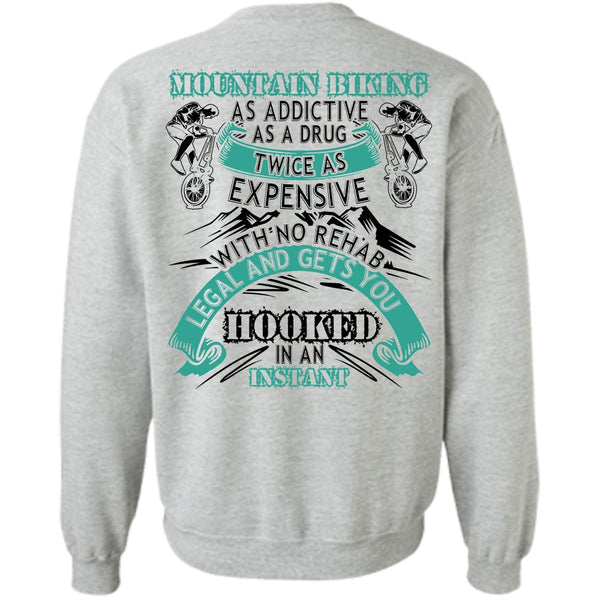 I Love Biker T Shirt, Mountain Biking Sweatshirt