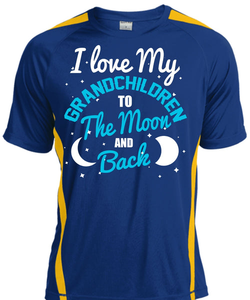 I Love My Grandchildren T Shirt, Moon And Back T Shirt, Cool Shirt