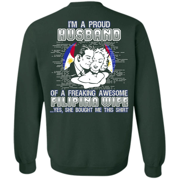 Filipina Wife T Shirt, I Love Husband Sweatshirt