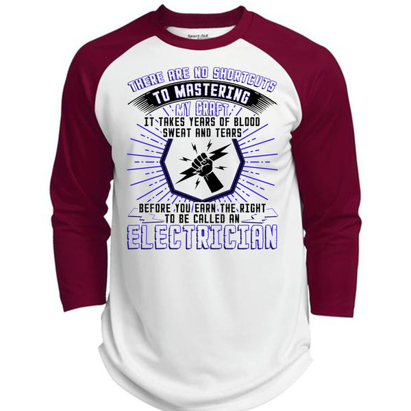 To Be Called An Electrician T Shirt, I Love Electrician T Shirt, Awesome T-Shirts  (Polyester Game Baseball Jersey)