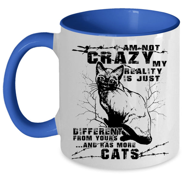 Cute Gift For Cat Lovers Coffee Mug, My Cats Accent Mug
