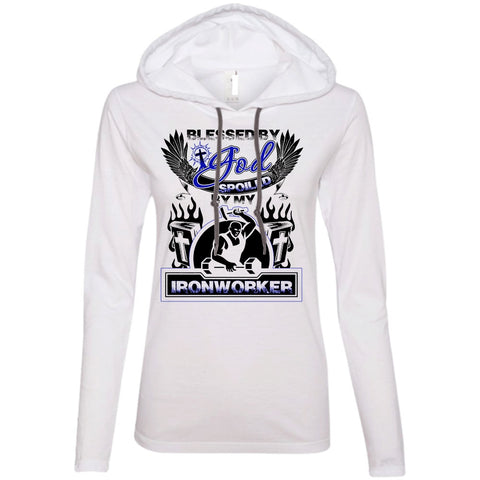 A black t-shirt with the shopify logo