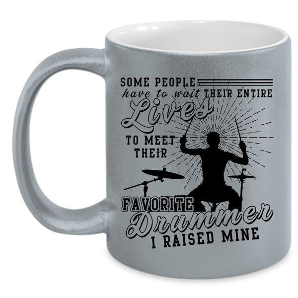 Being A Drummer Coffee Mug, Their Favorite Drummer Accent Mug