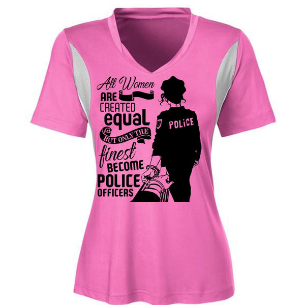 All Women Are Created Equal T Shirt, I Love Police T Shirt, Awesome T-Shirts