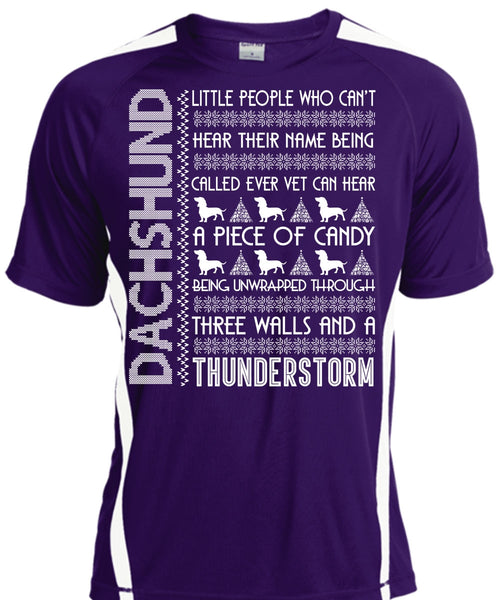 Dachshund Little People T Shirt, I Love My Dog T Shirt, Cool Shirt