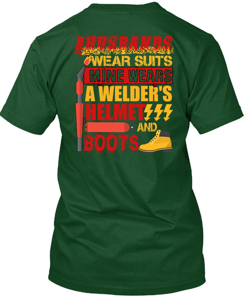 Some Husbands Wear Suits T Shirt, Being A Husband T Shirt