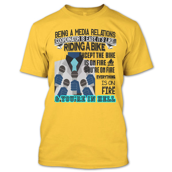Being A Media Relations T Shirt, Cool Media Relation T Shirt