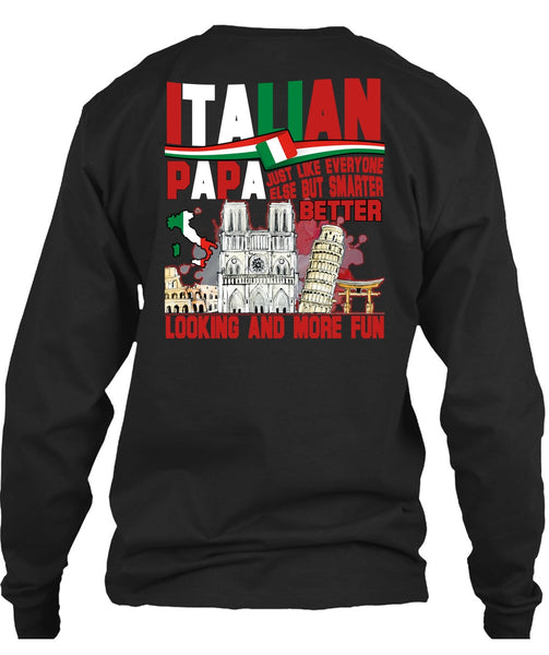 Italian Papa T Shirt, Smarter Looking T Shirt