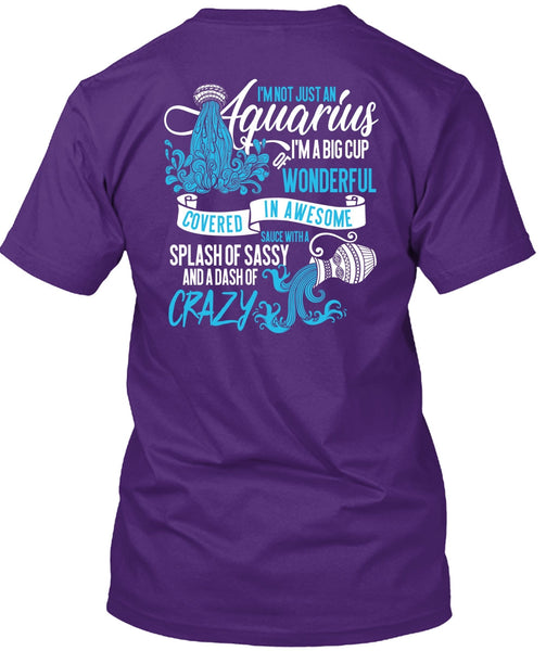 I'm Not Just An Aquarius T Shirt, Dash Of Crazy T Shirt