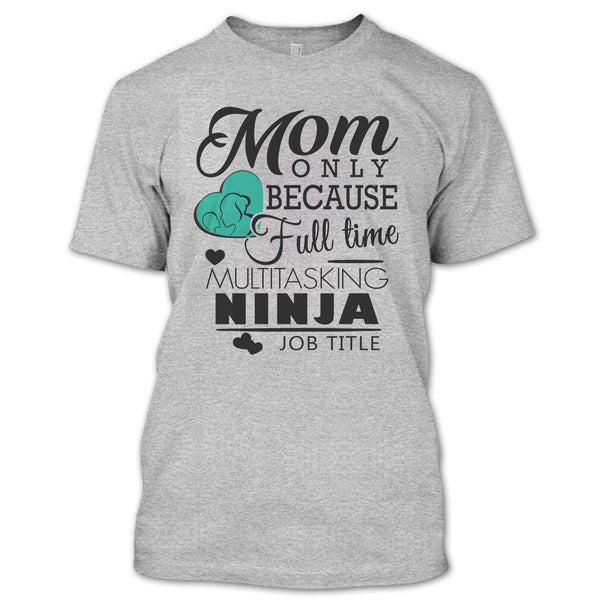 A black t-shirt with the shopify logo