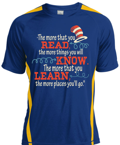 Dr. Seuss T Shirt, The More That You Read T Shirt, The Cat in the Hat T Shirt, You Will Know T Shirt, Cool Shirt