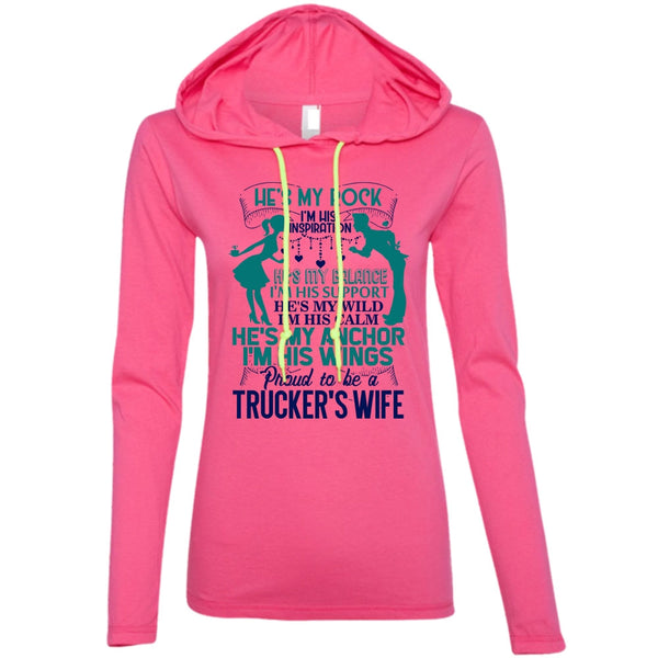 Proud To Be A Trucker's Wife T Shirt, I Love Trucking T Shirt, Awesome T-Shirts