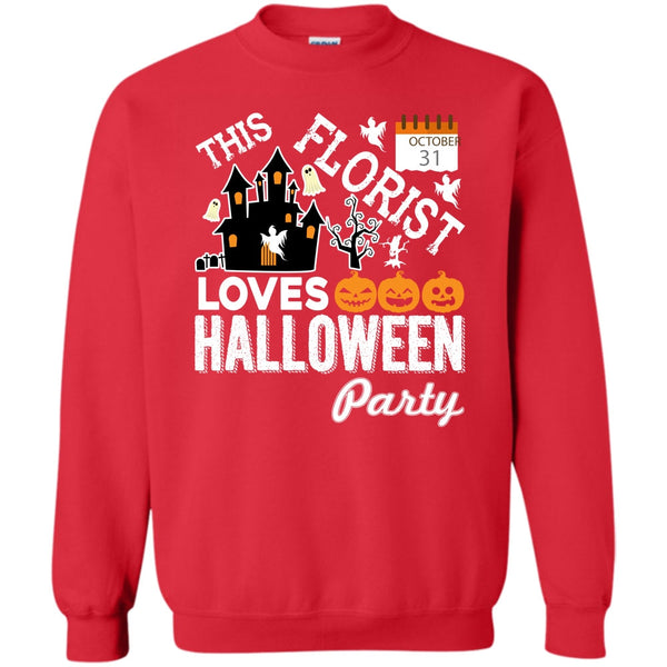 This Florist Love Halloween Party T Shirt, Cool Florist Sweatshirt