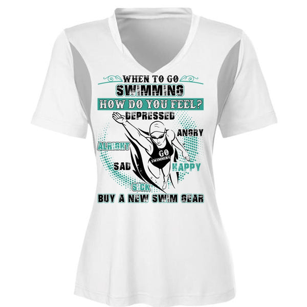 When To Go Swimming T Shirt, I Love Swimming T Shirt, Awesome T-Shirts