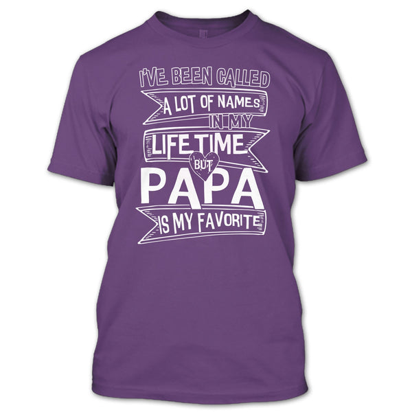 Papa Is My Favorite Peple T Shirt, Gift For Dad T Shirt