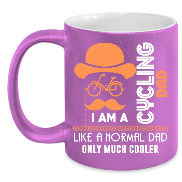 I Am A Cycling Dad Coffee Mug, Cool Dad Coffee Cup
