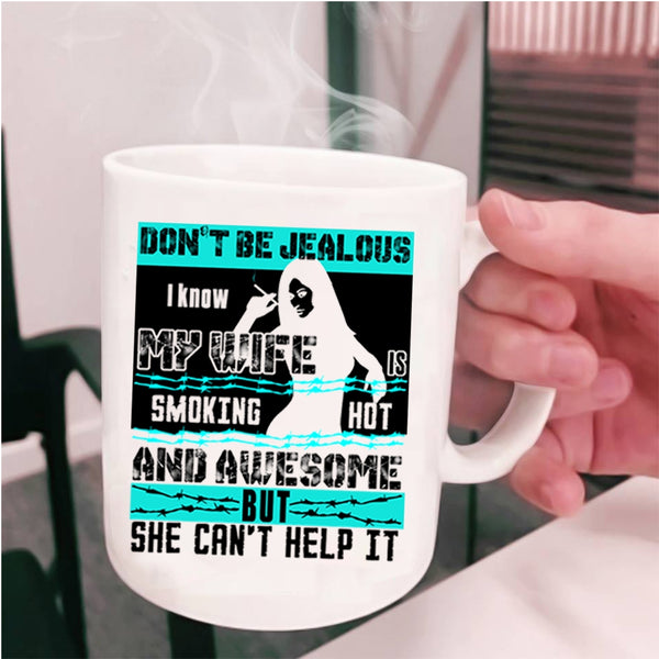 I Love My Wife Coffee Mug, I Know My Wife Is Awesome Cup