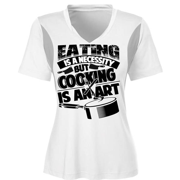 Eating Is A Necessity T Shirt, I Love Cooking T Shirt, Awesome T-Shirts