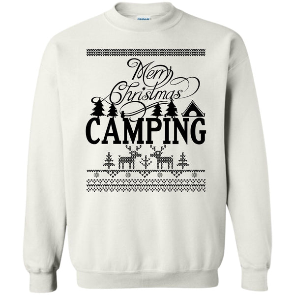 Gift For Camper T Shirt, Merry Christmas Camping Sweatshirt