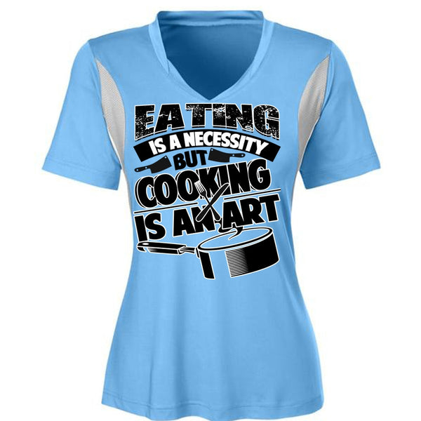 Eating Is A Necessity T Shirt, I Love Cooking T Shirt, Awesome T-Shirts