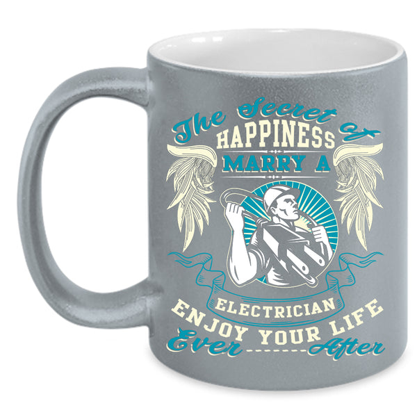 Marry A Electrician Coffee Mug, I Love Electrician Coffee Cup