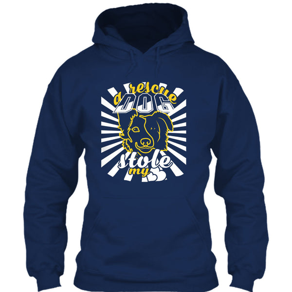 A Rescue Dog Stole My Heart T Shirt, I Love My Dog T Shirt