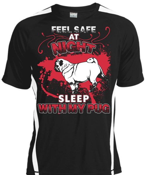 A black t-shirt with the shopify logo