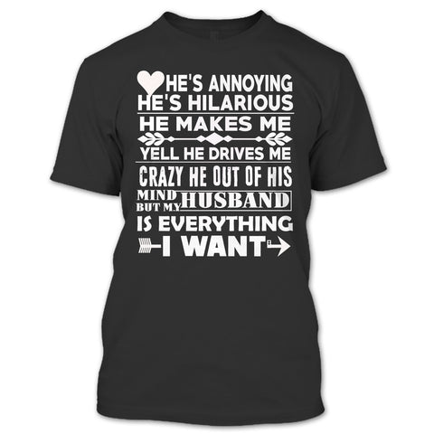 A black t-shirt with the shopify logo