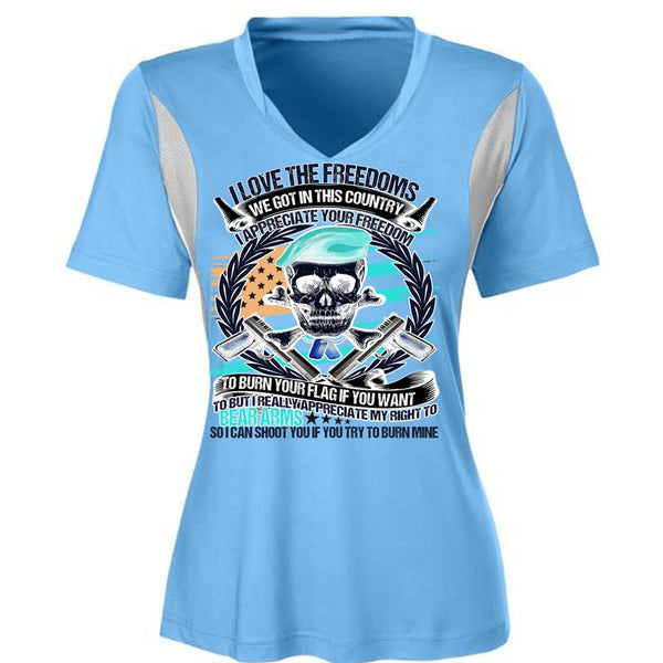 I Love The Freedoms T Shirt, I Love Veteran T Shirt, Awesome T-Shirts