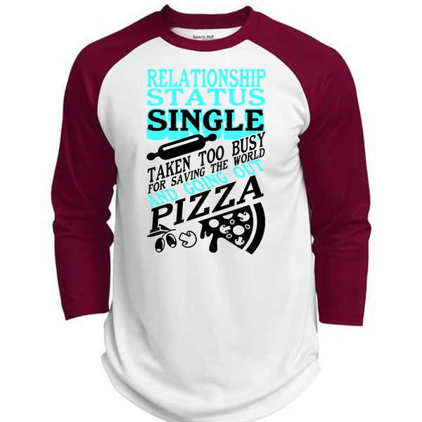 Relationship Status Single T Shirt, I Love My Life T Shirt, Awesome T-Shirts  (Polyester Game Baseball Jersey)