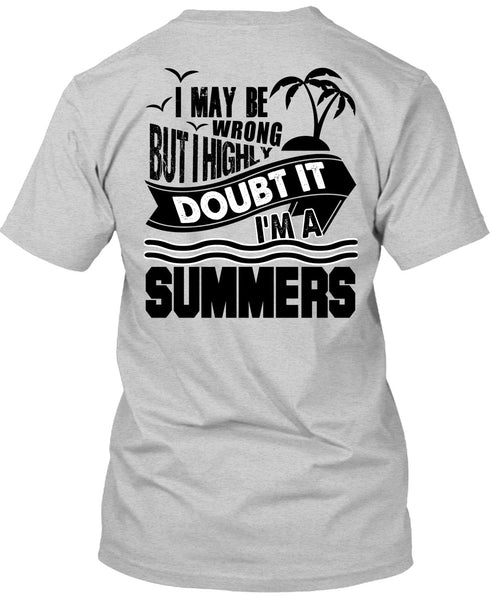 I'm A Summers T Shirt, I Love Fishing T Shirt