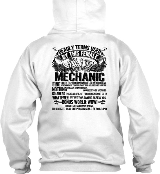 This Female Mechanic T Shirt, I Love Mechanic T Shirt