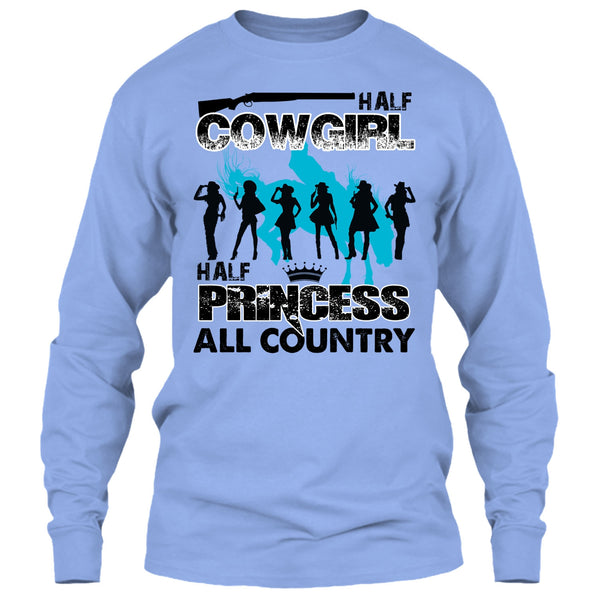 Half Cowgirl T Shirt, All Country T Shirt