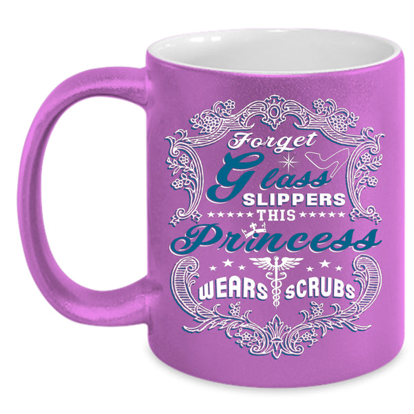 This Princess Wears Scrubs Coffee Mug, Cute Nurses Coffee Cup