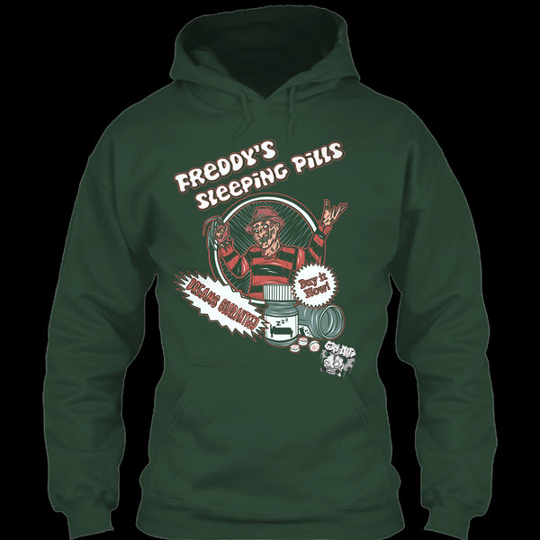 A black t-shirt with the shopify logo