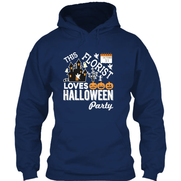 Halloween T Shirt, This Florist Love Halloween Party T Shirt