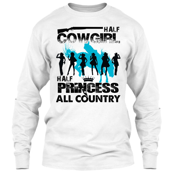 Half Cowgirl T Shirt, All Country T Shirt
