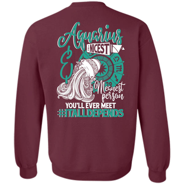 Being An Aquarius T Shirt, I Love Aquarius Sweatshirt