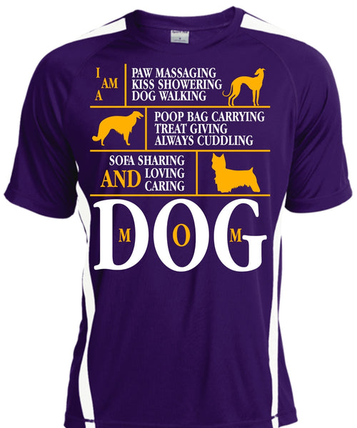 Loving Caring Dog Mom T Shirt, Kiss Showering Dog Walking T Shirt, Cool Shirt