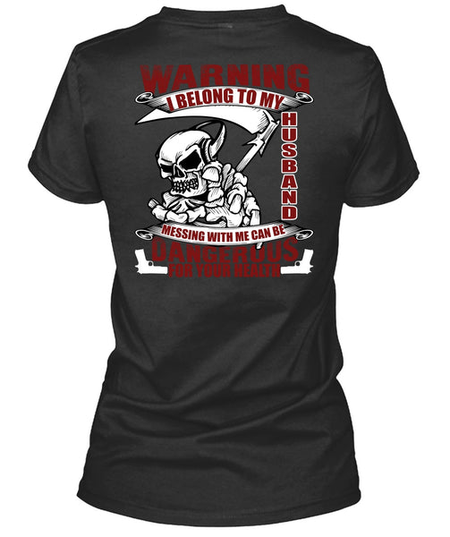 A black t-shirt with the shopify logo