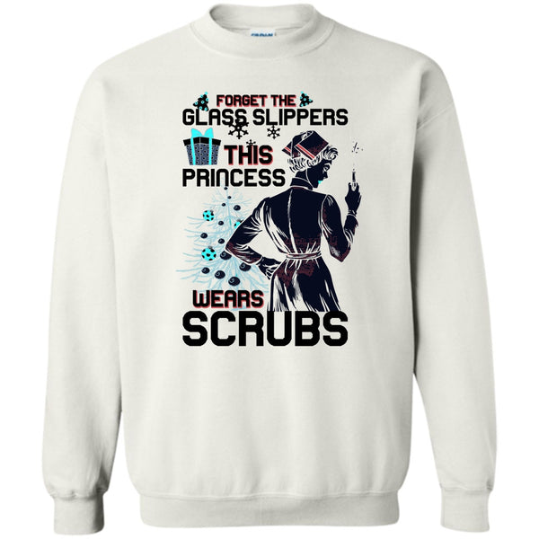 Coolest Nurse Merry Christmas T Shirt, Forget The Glass Slippers Sweatshirt