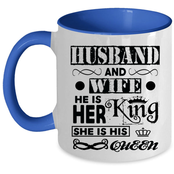 Cool Just Married Coffee Mug, Husband And Wife Accent Mug