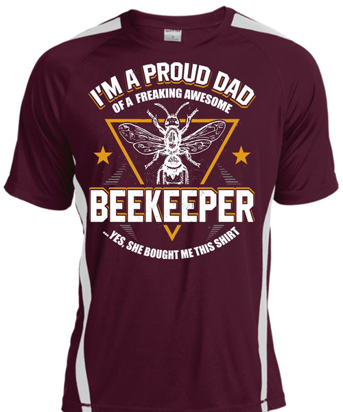 I'm A Proud Dad T Shirt, Awesome Beekeeper T Shirt, Cool Shirt