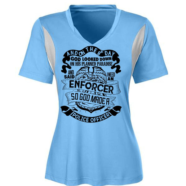 God Made A Police Officer T Shirt, I Love Police T Shirt, Awesome T-Shirts