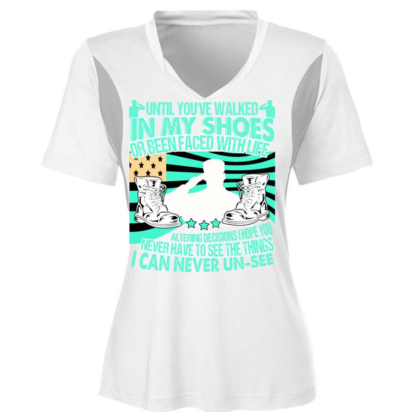 Until You've Walked In My Shoes T Shirt, I Love Veteran T Shirt, Awesome T-Shirts